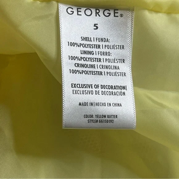 Girls 2 dress bundle Pink and Yellow Layered Dress size 4 & 5 - Picture 12 of 14